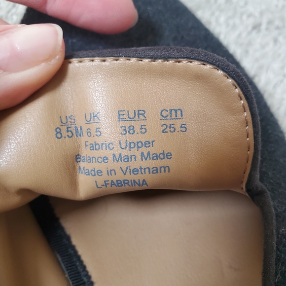 Franco Sarto Grey Suede Loafers - Women's Size 8.5, Excellent Condition - Picture 5 of 7